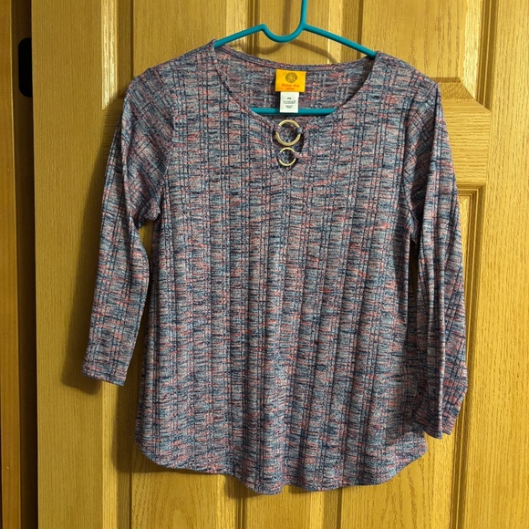 Ruby Rd Sweater - 3/4 length sleeve - Petite Small - Cute detail - Picture 1 of 8